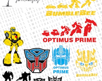 Transformers SVG File Bundle | Instant Download | Cricut File | Cricut Design | Cricut Silhouette Cameo Brother ScanNCut