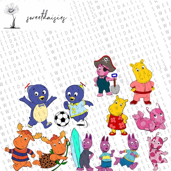 The Backyardigans SVG File Bundle Instant Download Cricut Etsy
