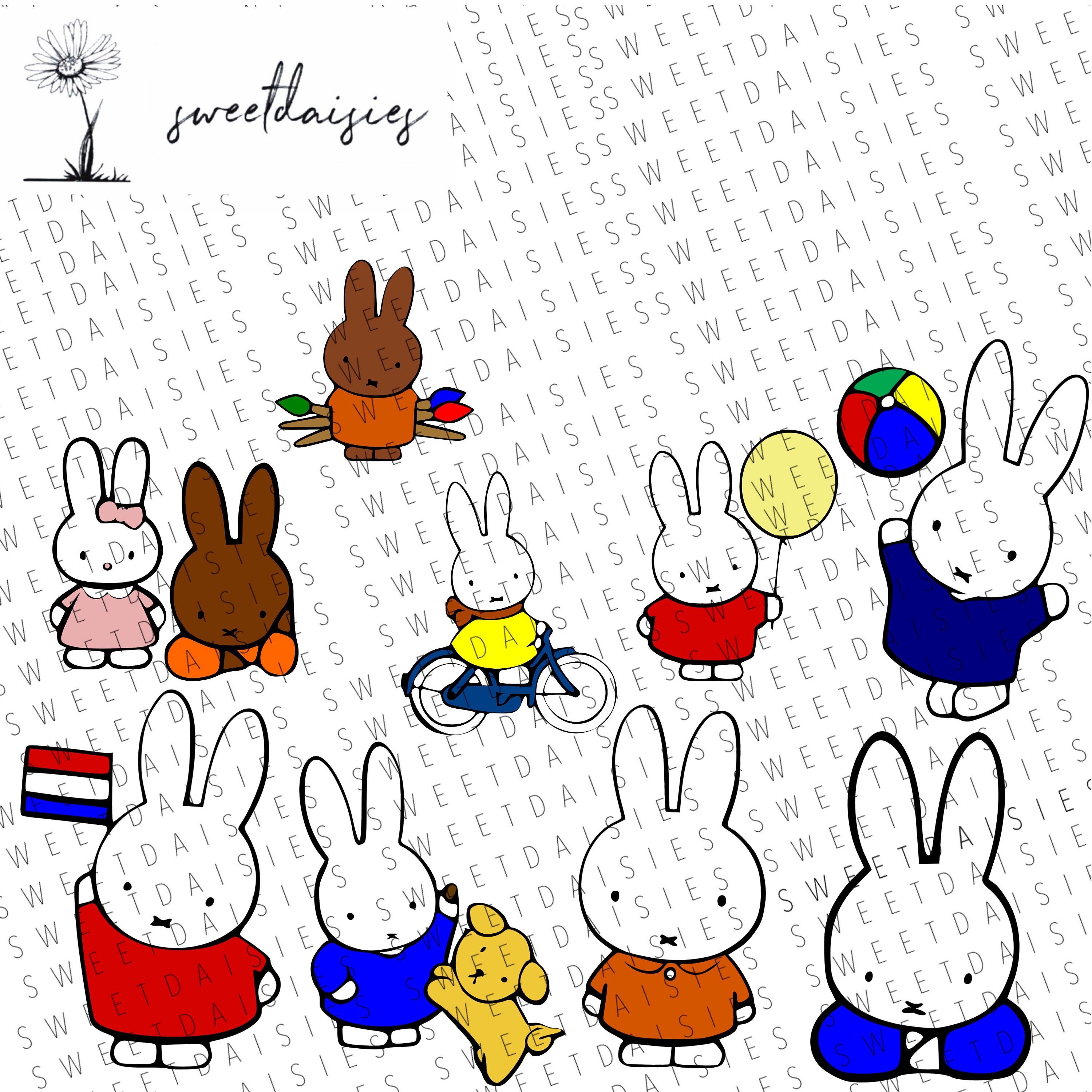 New Miffy Stickers 🐇 #miffy #miffyandfriends #miffybunny #stickers #