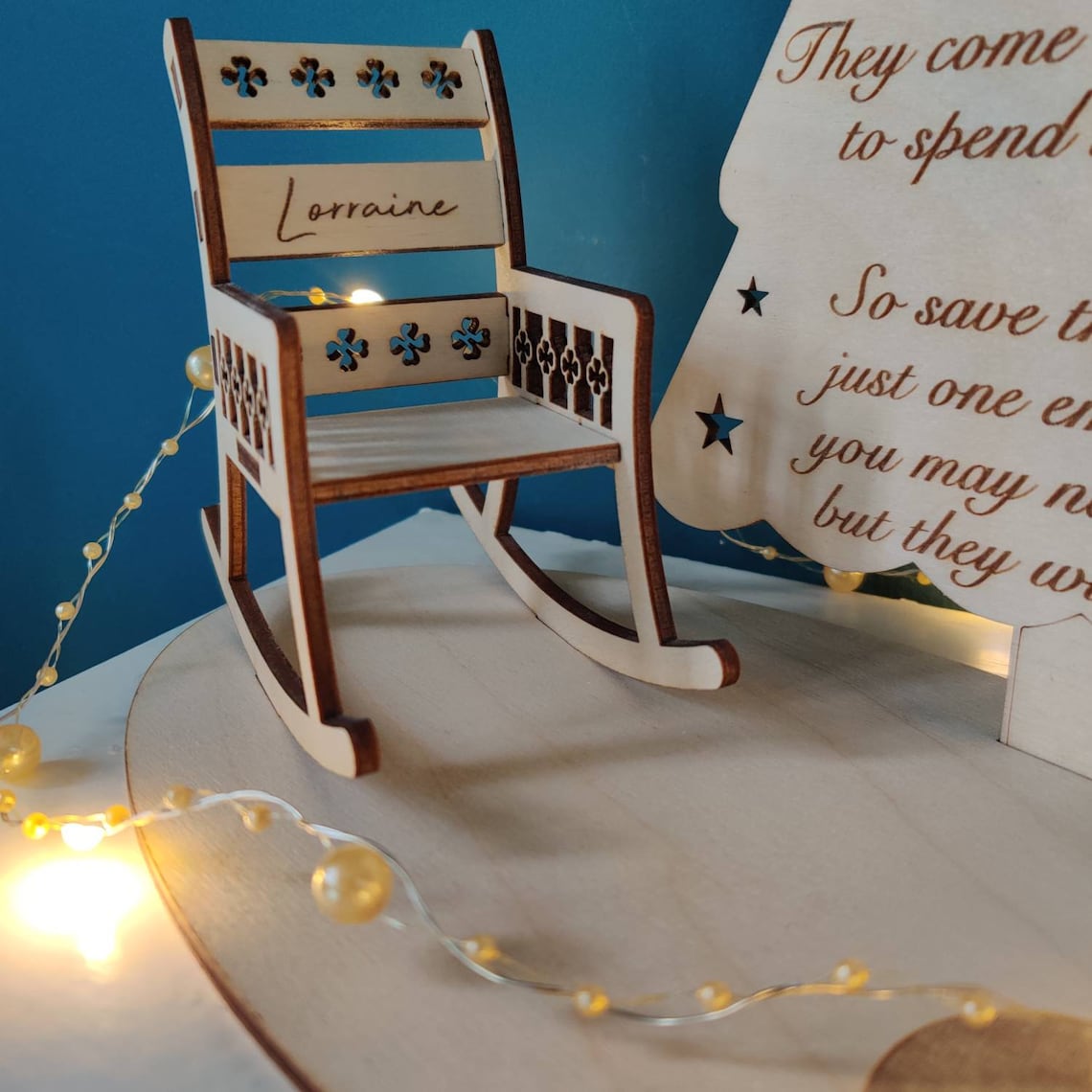 Remembrance Decoration Memorial Rocking Chair Christmas - Etsy