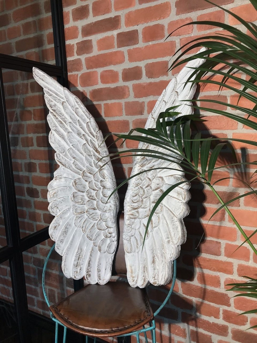 Angel Wings 120 x 120cm (White) - Adult