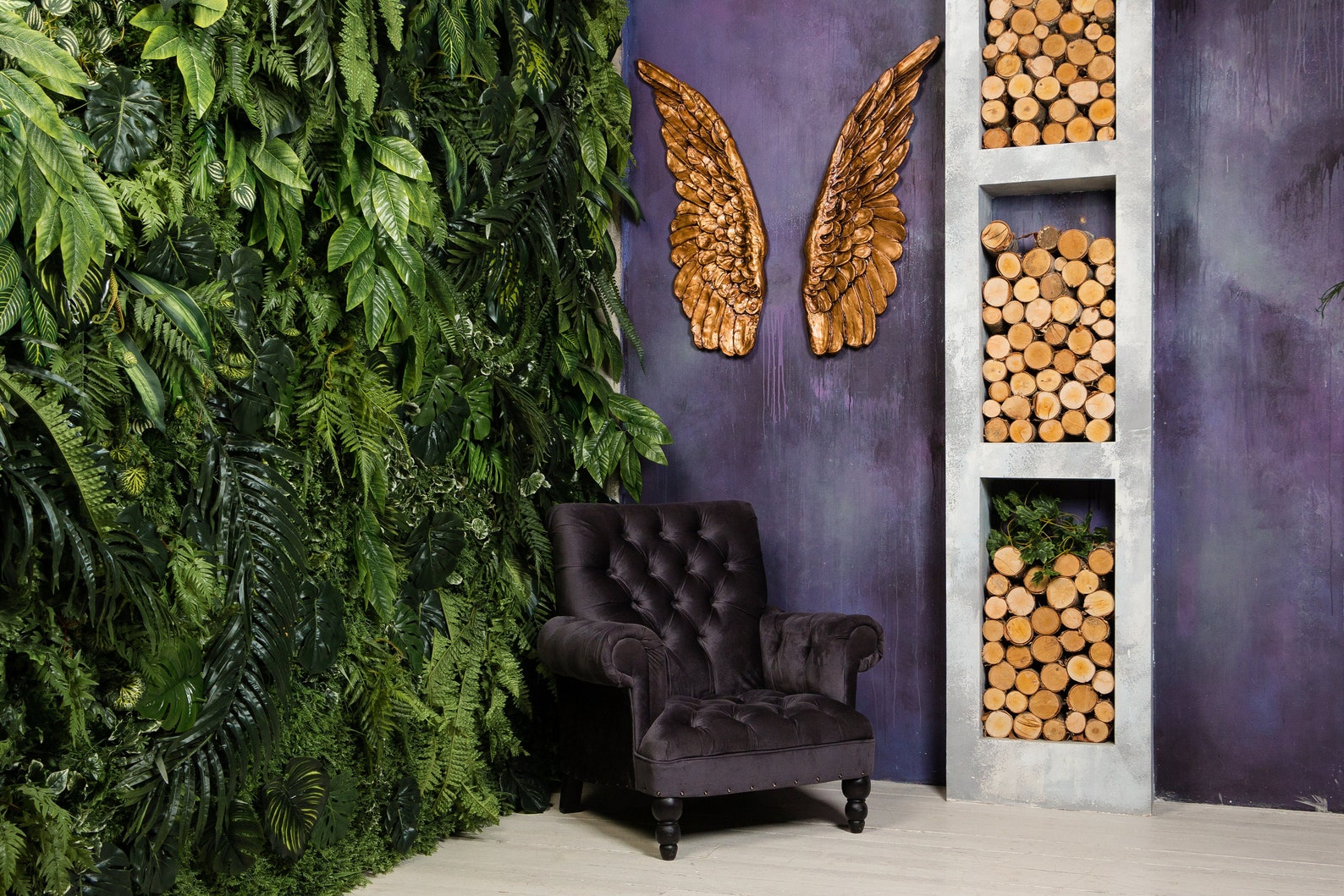 Wall Decor Angel Wings in Bronze - Etsy