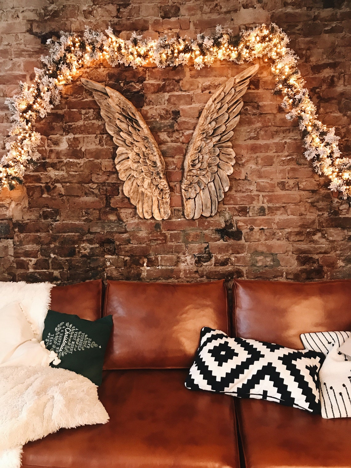 Wall Decor Angel Wings in Bronze | Etsy