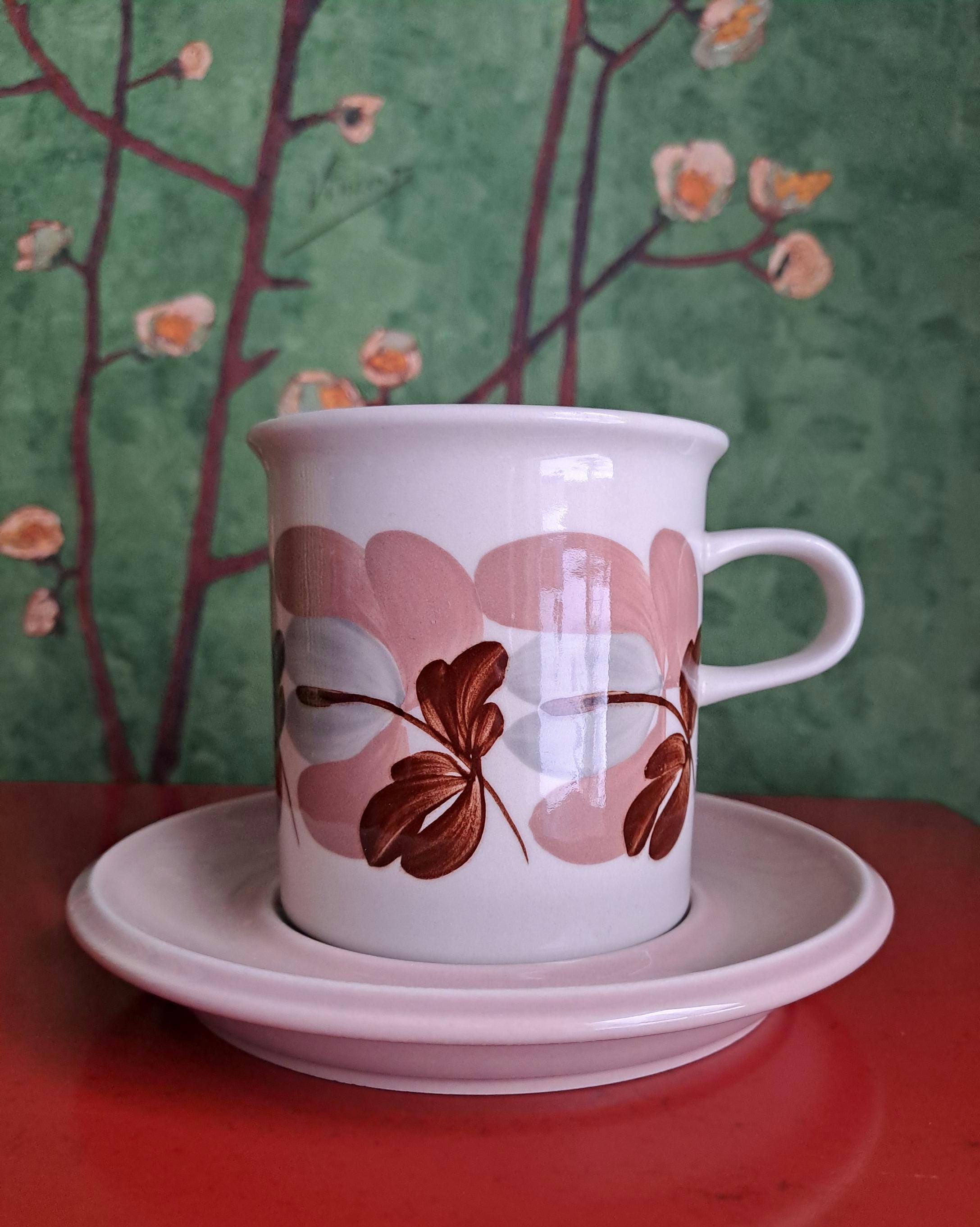 Arabia Finland Koralli Cacao Cup, Hand Painted Raija Uosikkinen - Etsy