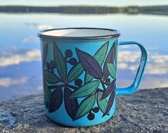 Arabia Finland Finel Lehvä mug, Esteri Tomula