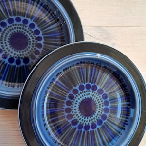 Arabia Blue Kosmos plate 20cm, Gunvor Olin-Grönqvist