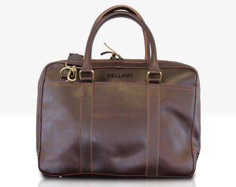 monogram briefcase for him