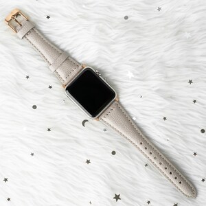 40th Birthday Gift for Her Apple Watch Band 38mm 40mm 41mm 42mm 44mm 45mm, Leather Apple Watch Band For Series 7 6 5 4 3 2 1, Gift for Her