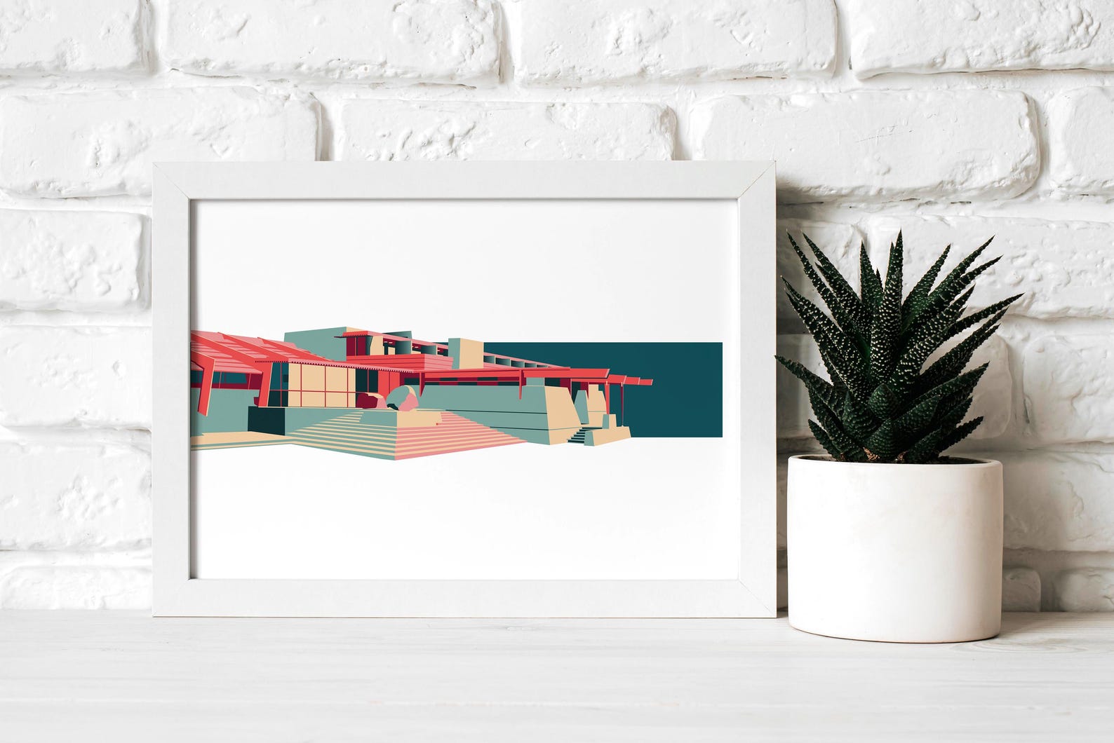 Frank Lloyd Wright Taliesin West Print - Southwestern Architecture ...