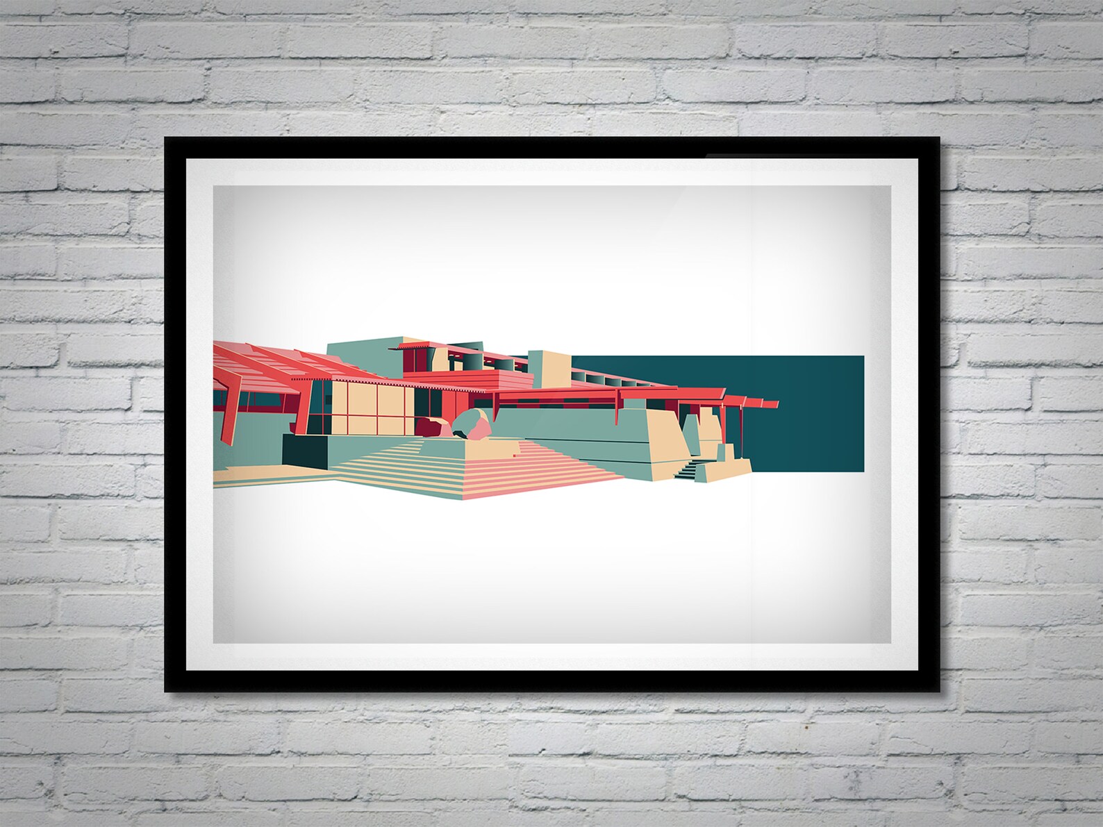 Frank Lloyd Wright Taliesin West Print - Southwestern Architecture ...