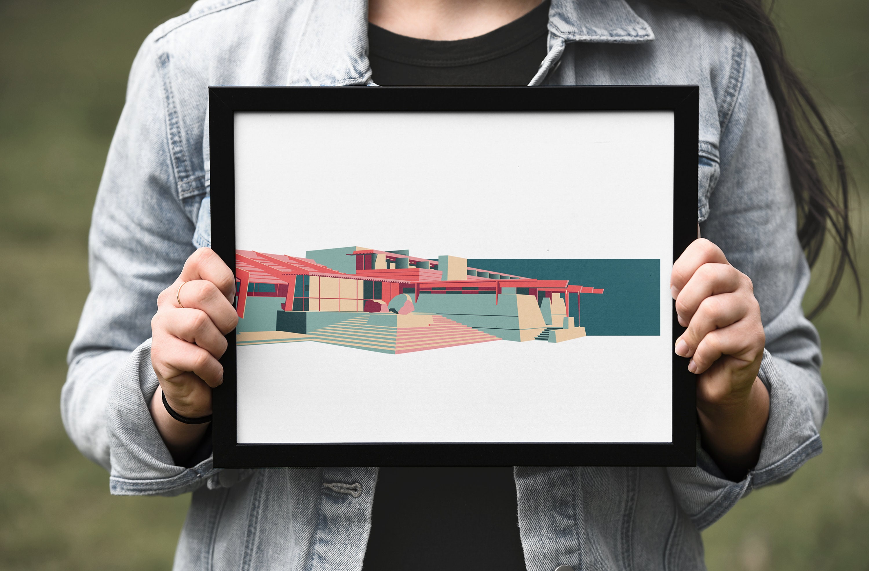 Frank Lloyd Wright Taliesin West Print - Southwestern Architecture ...