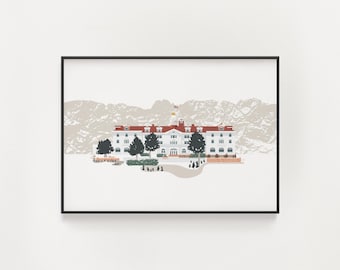 The Stanley Hotel Print - Estes Park Colorado Art