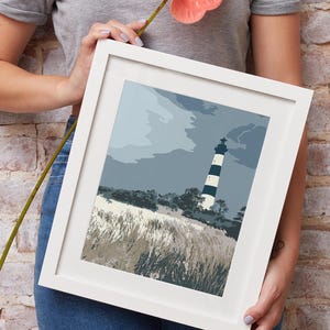 Outer Banks Bodie Island Lighthouse Print - OBX North Carolina Coastal Wall Art image 5