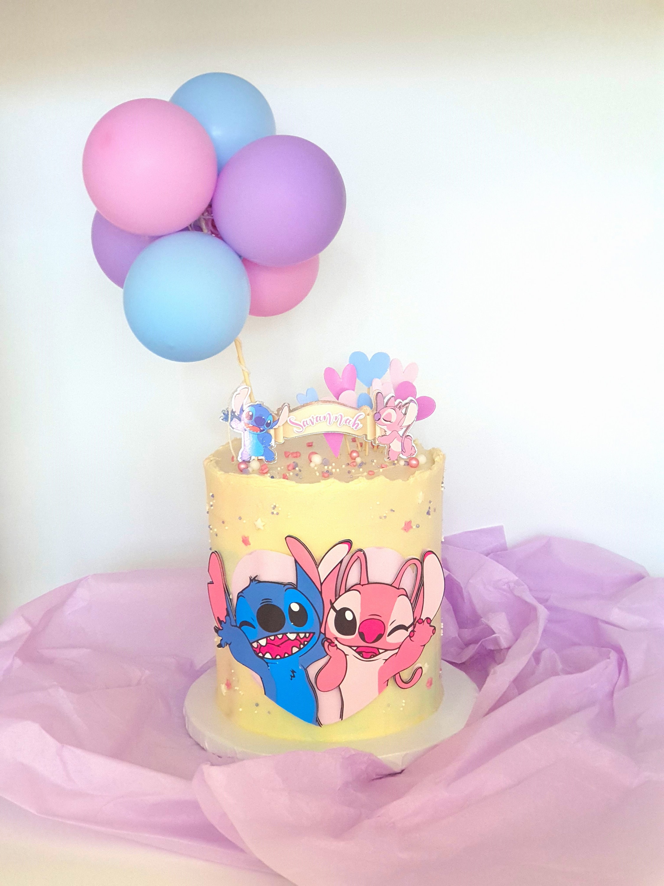 109PCS Disney Pink Lilo & Stitch Birthday Party Decorations Balloons  Children's Birthday Decoration Baby Shower Party Gift Supplies 
