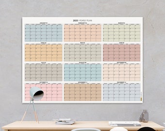 2026 Wandkalender | 2026 Großer Wandkalender | Jahresplaner | Riesen Jahresplaner | Monatsplaner | SONNTAG und MONTAG Start | BOHO