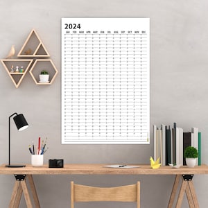 Agenda 2025, agenda mural, calendrier de famille, calendrier scolaire annuel, calendrier mural annuel, minimaliste noir et blanc