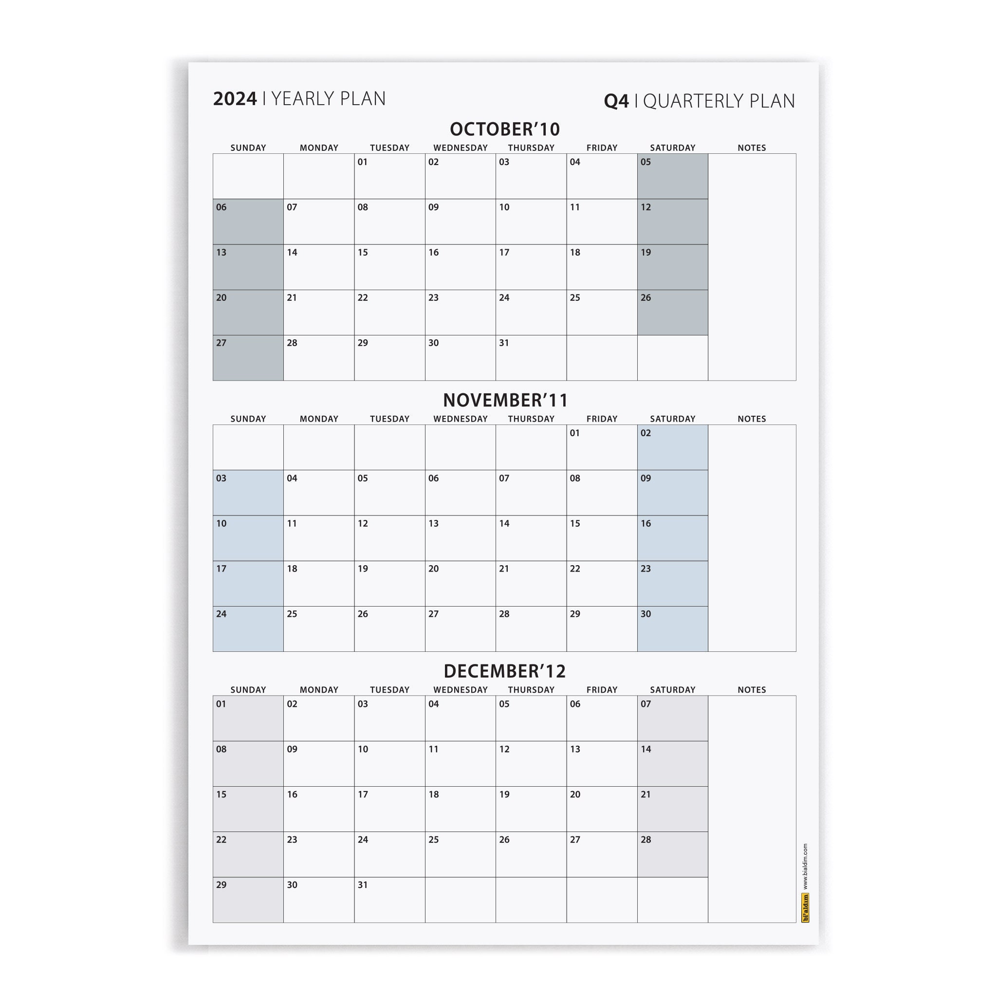 PREVIS Calendrier Mensuel Effaçable A2 (60x40cm) - Planning Familial Avec 3 Feutres Inclus