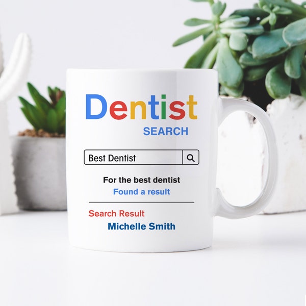 Dentist Mug Etsy