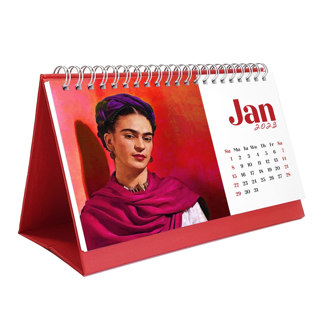 Frida Kahlo 2025 Calendar, 2025 Desk Calendar, Frida Picture Calendar