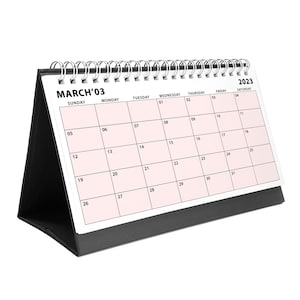 2026 Boho Desk Calendar: Monthly Planner with Tree Illustrations