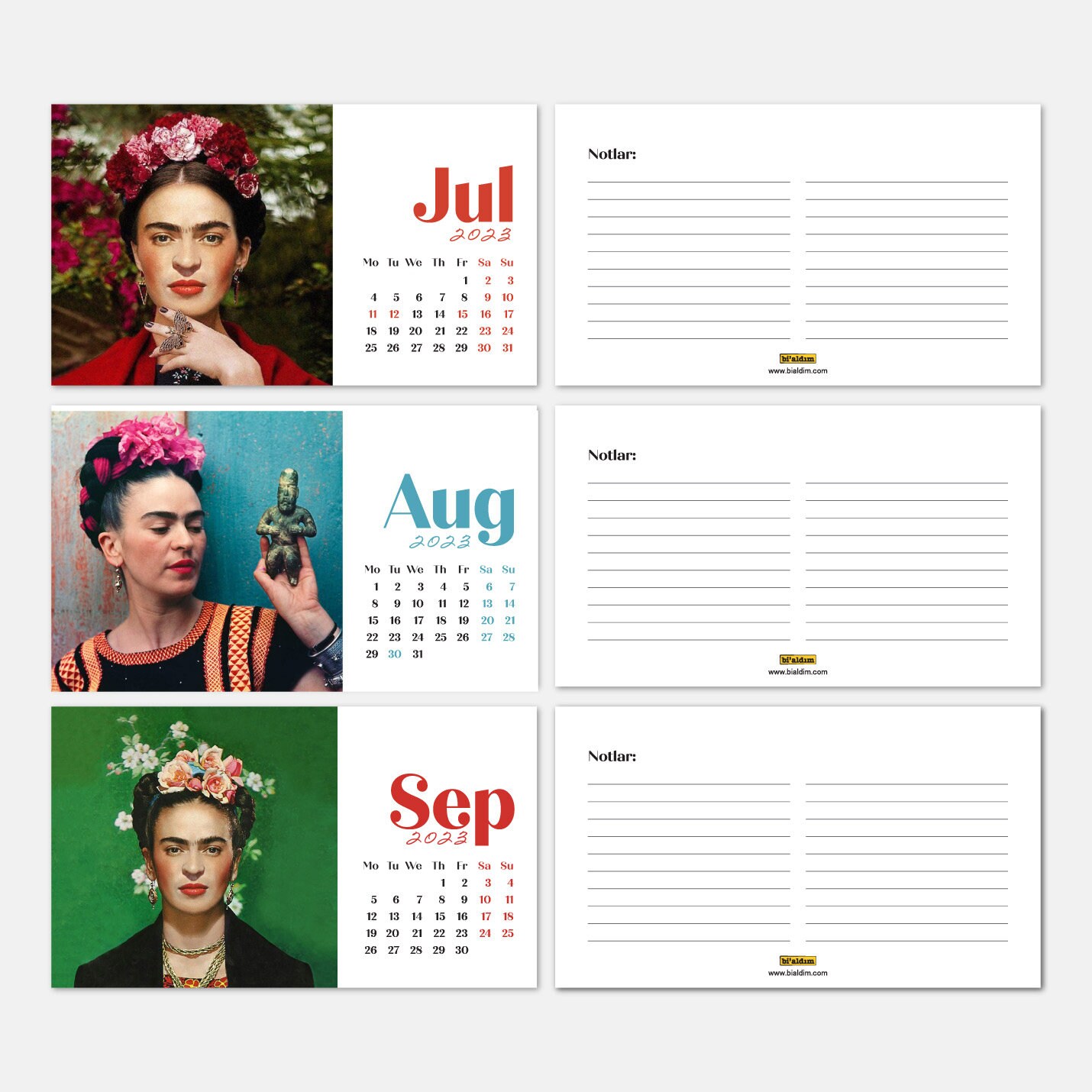 Frida Kahlo 2024 Desk Calendar 2024 Calendar sold by Ting Aromatic