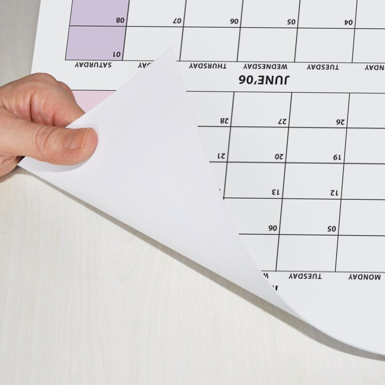 Printable 2024 Year Planner, Giant 2024 Wall Calendar, Yearly Wall