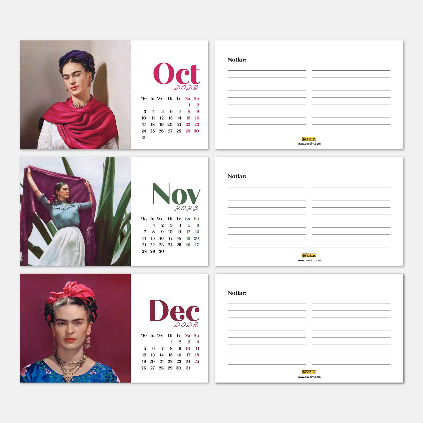 Frida Kahlo 2024 Desk Calendar 2024 Calendar sold by Ting Aromatic