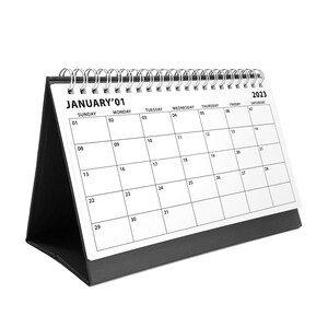 Calendrier De Bureau 2026 Sixstore - 12 Mois Avec Support Intégré, Planificateur 17x17 Cm