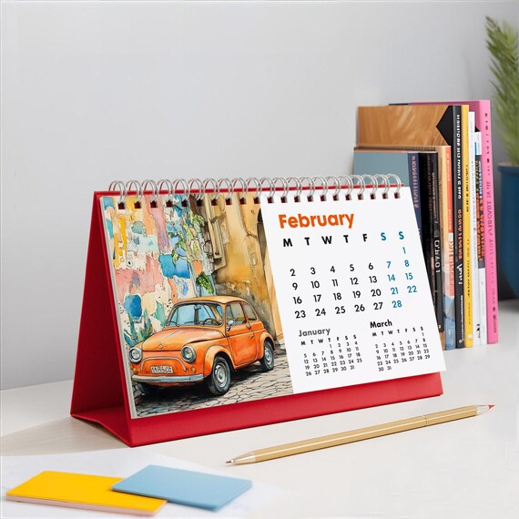 2026 Italy Desk Calendar | Colorful Illustrated Italian Landscape Art  Calendar | Travel Calendar | Previous and Next Month View - Etsy Australia