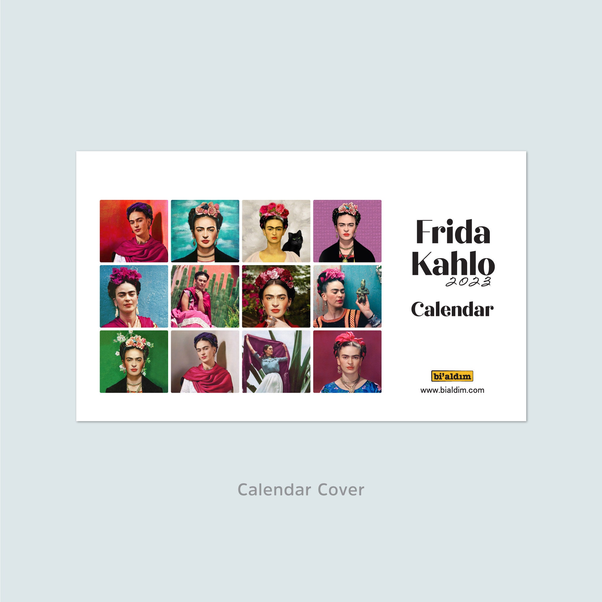 Frida Kahlo 2024 Calendar, 2024 Desk Calendar, Frida Picture Calendar