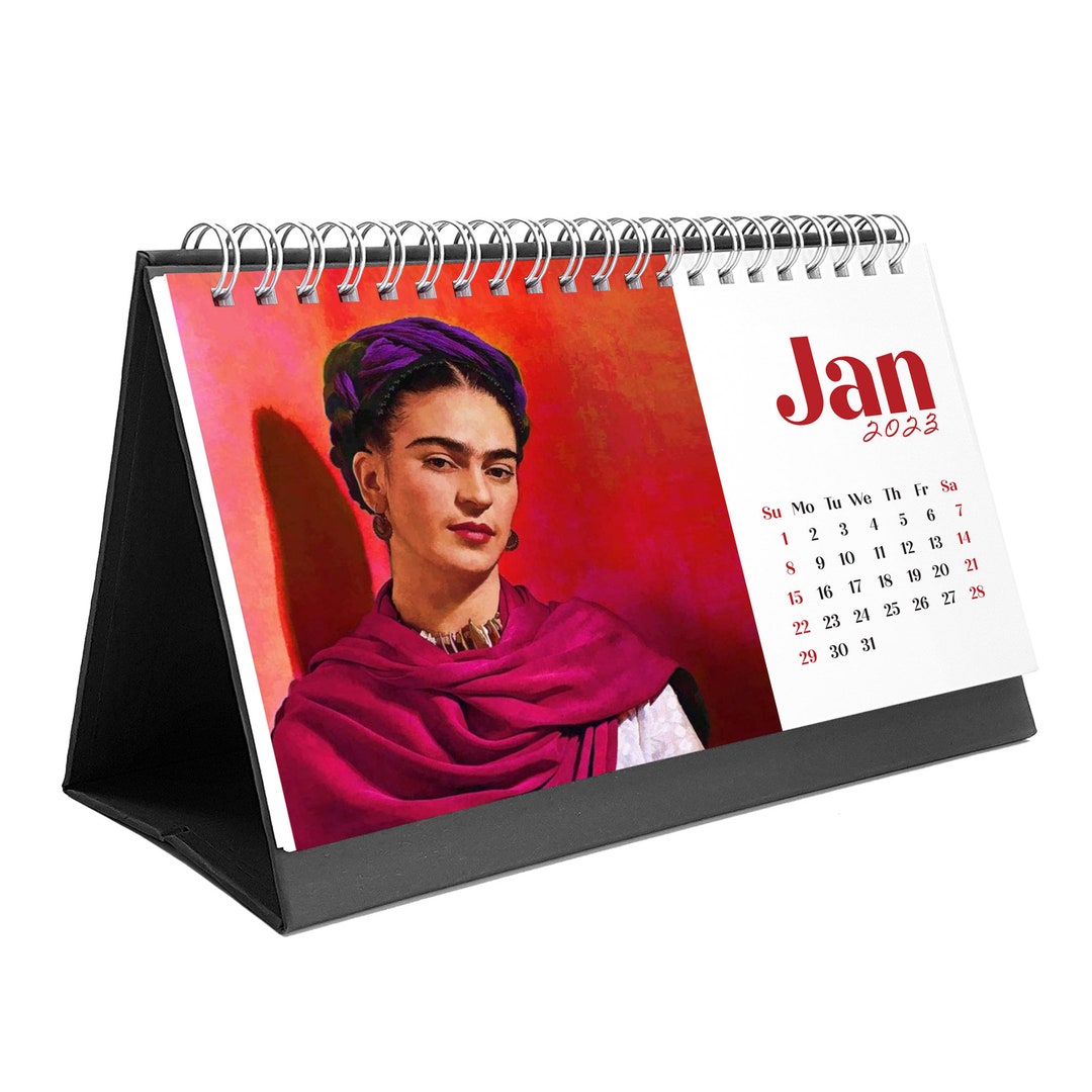 Frida Kahlo 2024 Calendar, 2024 Desk Calendar, Frida Picture Calendar