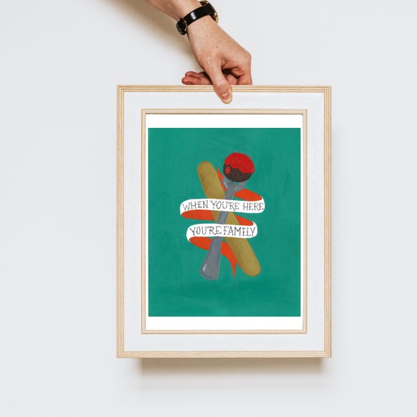 Olive Garden When Youre Here Youre Family Etsy