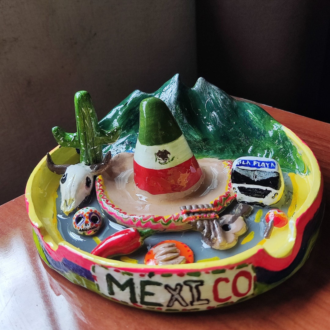 Mexican Ashtray / Jewelry Box Etsy