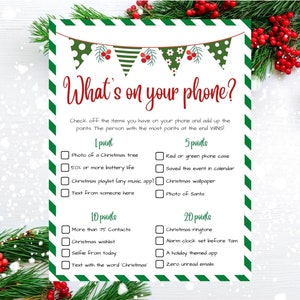 What&#39;s on your phone? Christmas Game