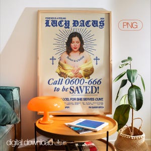 Lucy Dacus Poster – Forever Is A Feeling Print, Indie Album Wall Art, Boygenius Queer WLW Decor, Music Merch (Digital Download)