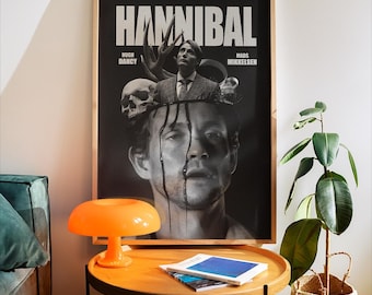 Hannibal TV Show Poster – Dark Gothic Wall Art Print