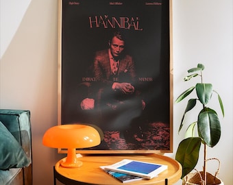 Hannibal TV Show Poster – Gothic Horror Fandom Art Print