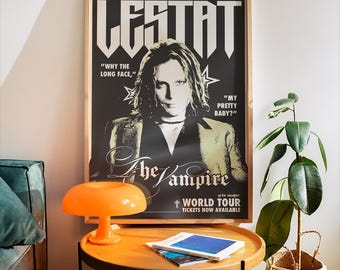 Interview with the Vampire Poster – Lestat Music Tour, Gothic Wall Art