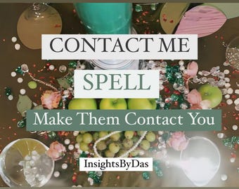 Hechizo CONTÁCTEME - Haz que se conecten contigo, Hechizo de comunicación, Hechizo de llámame, Hechizo de mensaje de texto, Recibe un mensaje de texto y devuélveme la llamada
