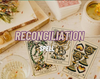 Hechizo de reconciliación y adivinación de la energía de la comunicación