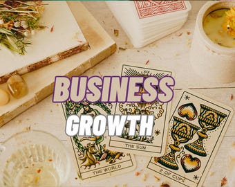 Adivinación y orientación para el éxito empresarial / Prosperidad, clientes, crecimiento profesional y oportunidades