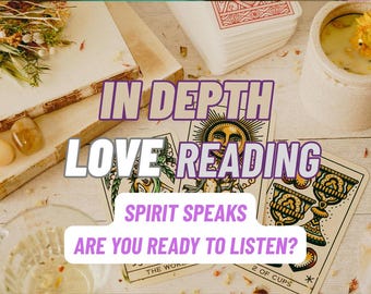 Lectura psíquica del amor futuro / Lectura de tarot a fondo / Pronóstico clarividente y mediúmnico / Sin herramientas