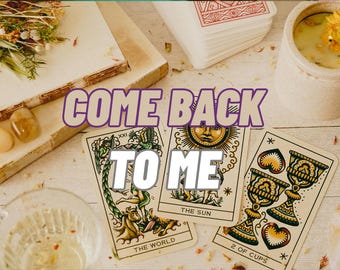 Vuelve a mí, llama mi atención, escríbeme un mensaje de texto. Ritual de amor. Trabajo energético.