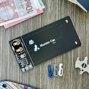 Scam Protection Hunter Cat Magnetic Stripe Reader Credit Debit Card ID Identity Theft Defense Security