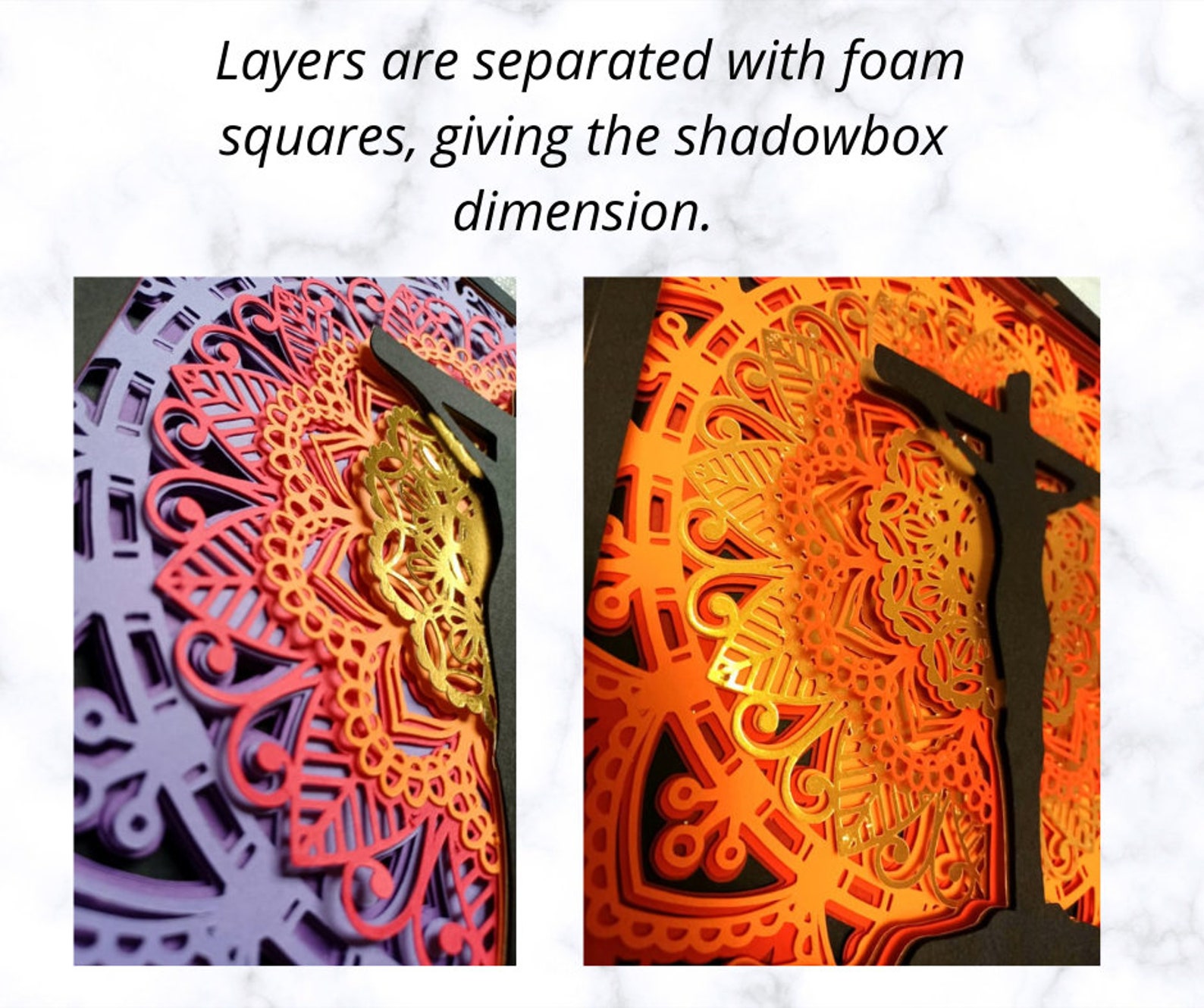 Framed Cross Christian Wall Decor Catholic Gifts for Women Etsy