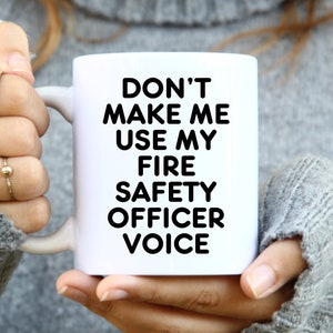 Fire Safety Officer Mug, Fire Safety Gift, Fire Safety Professional Gift, Fire Safety Appreciation, Firefighter Gift, Fire Department Mug