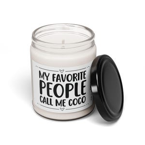 Coco Grandma Gifts, My Favorite People Call Me Coco Candle, Coco Gift, Gift for Grandmothers, Coco Birthday, Mother's Day immagine 3