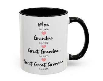 Great Great Grandma Gifts, Great Great Grandma Mug, New Great Great Grandma, Mothers Day Gift