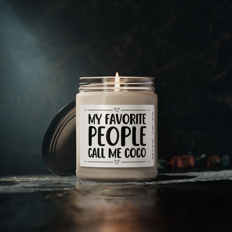 Coco Grandma Gifts, My Favorite People Call Me Coco Candle, Coco Gift, Gift for Grandmothers, Coco Birthday, Mother's Day immagine 4