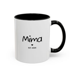 Mima Est Mug, Personalized Mima Coffee Mug, Custom Gift for Grandma, Mima Grandma Gifts, Grandma Established Mug, Mima Mug, Mima Gift